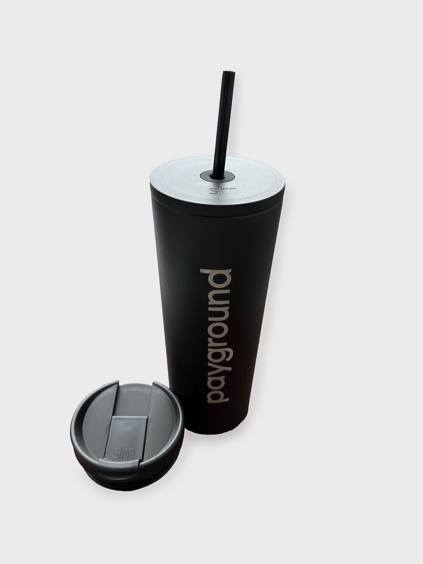 Black Simple Modern Tumbler - 24oz